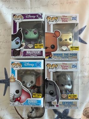 Disney Funko Pop Diamond Collection - Hot Topic Exclusives